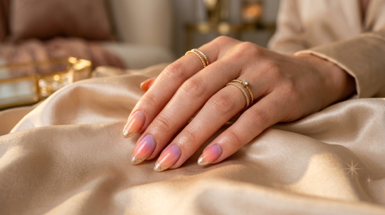16 Pastel Glitter French Tip Almond Nails 2026: Soft Luxury & Feminine Summer Nail Trends