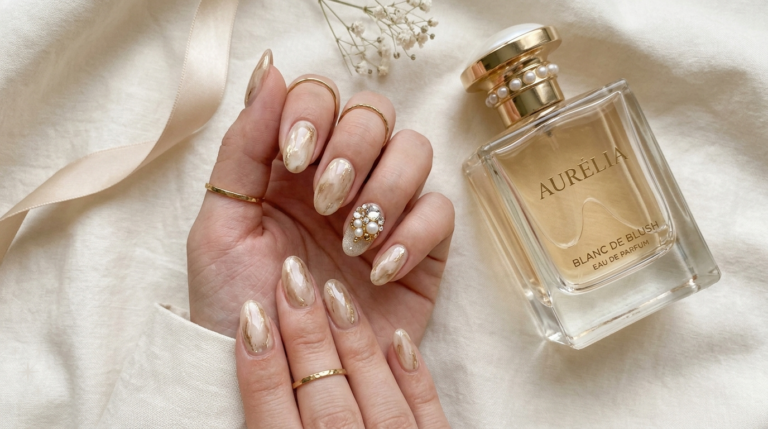 12 Champagne Gold Marble & Rhinestone Nail Art Ideas That Define Luxury Glam in 2026