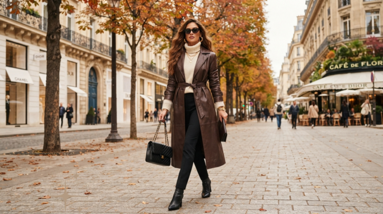 26 Long Leather Jacket Outfits to Elevate Your Fall and Winter Wardrobe