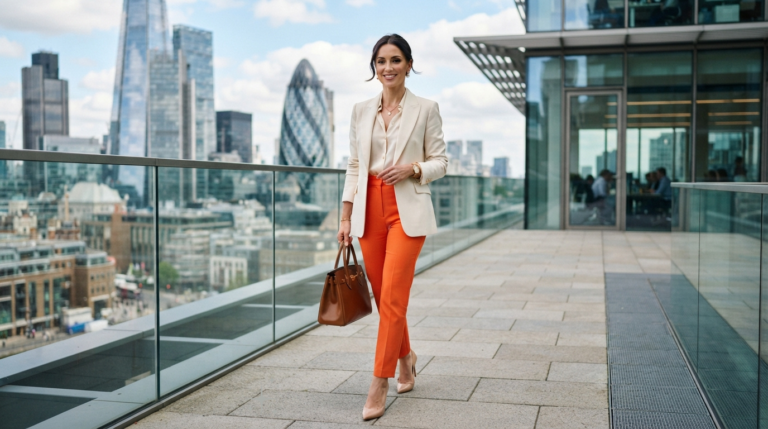 25 Orange Pants Outfits for Women Who Love Bold Fashion