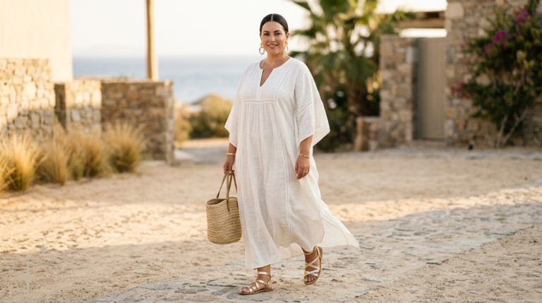 18 White Summer Outfits for Plus Size Women That Look Effortlessly Stylish